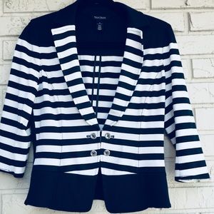 WHITE HOUSE BLACK MARKET PEPLUM JACKET/CARDIGAN
